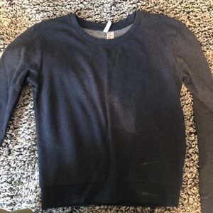 blue h&m crew neck sweater